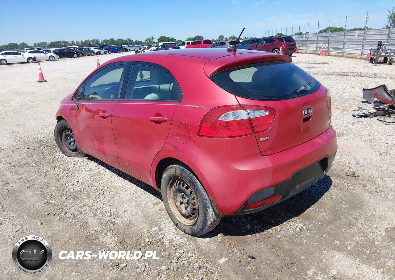 2013 Kia Rio Lx VIN:KNADM5A31D6100684 - 3