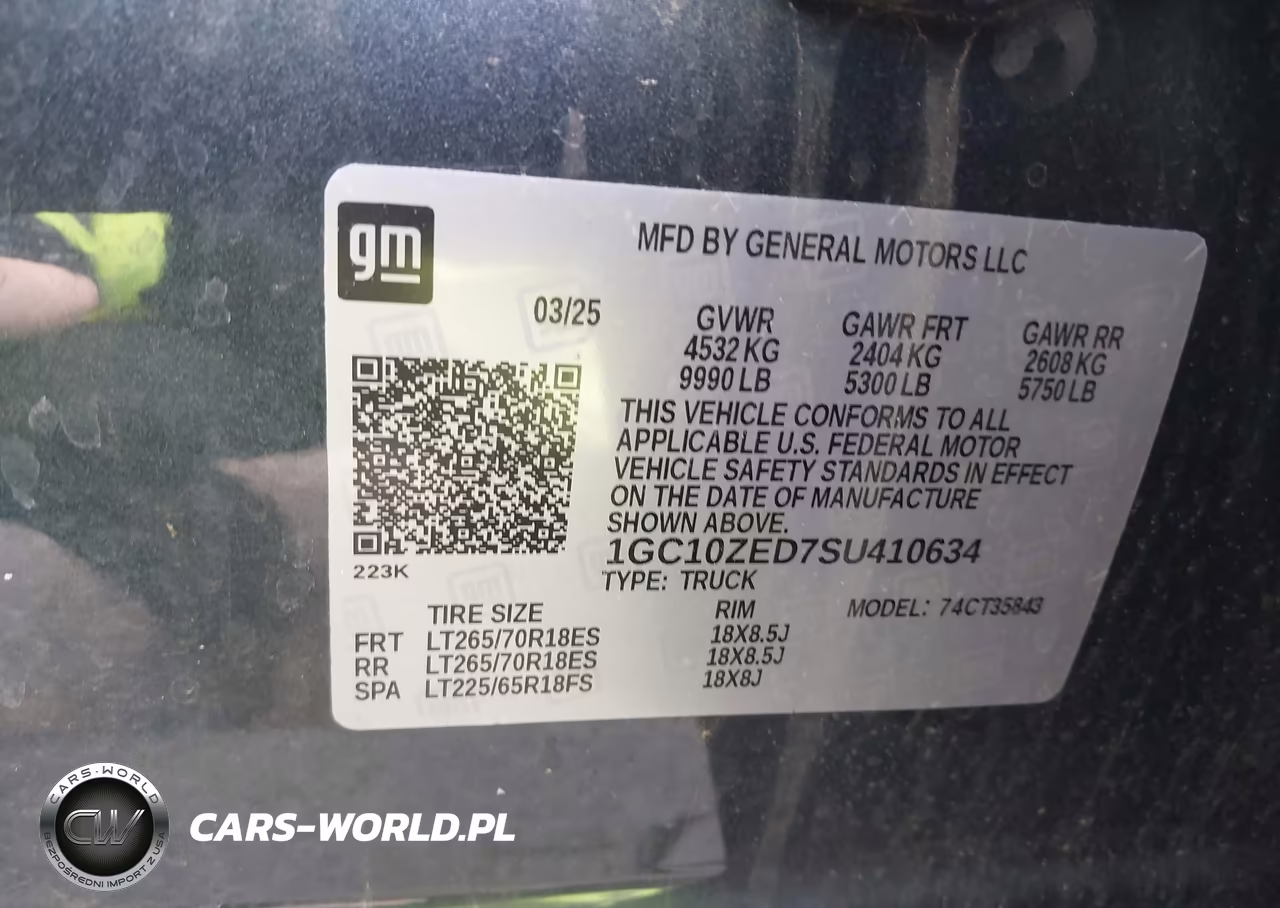 2025 Chevrolet Silverado Ev Lt VIN:1GC10ZED7SU410634 - 9