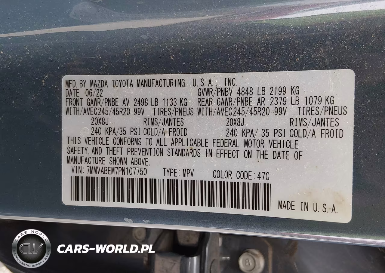 2023 Mazda Cx-50 2.5 S Premium Plus VIN:7MMVABEM7PN107750 - 9