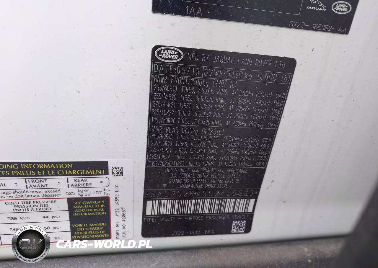 2020 Land Rover Discovery Landmark Edition VIN:SALRU2RV5L2420683 - 9