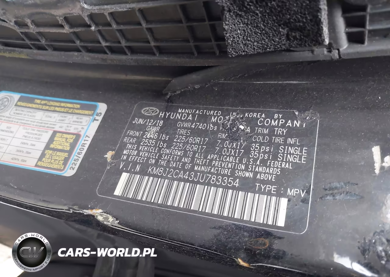 2018 Hyundai Tucson Se VIN:KM8J2CA43JU783354 - 9