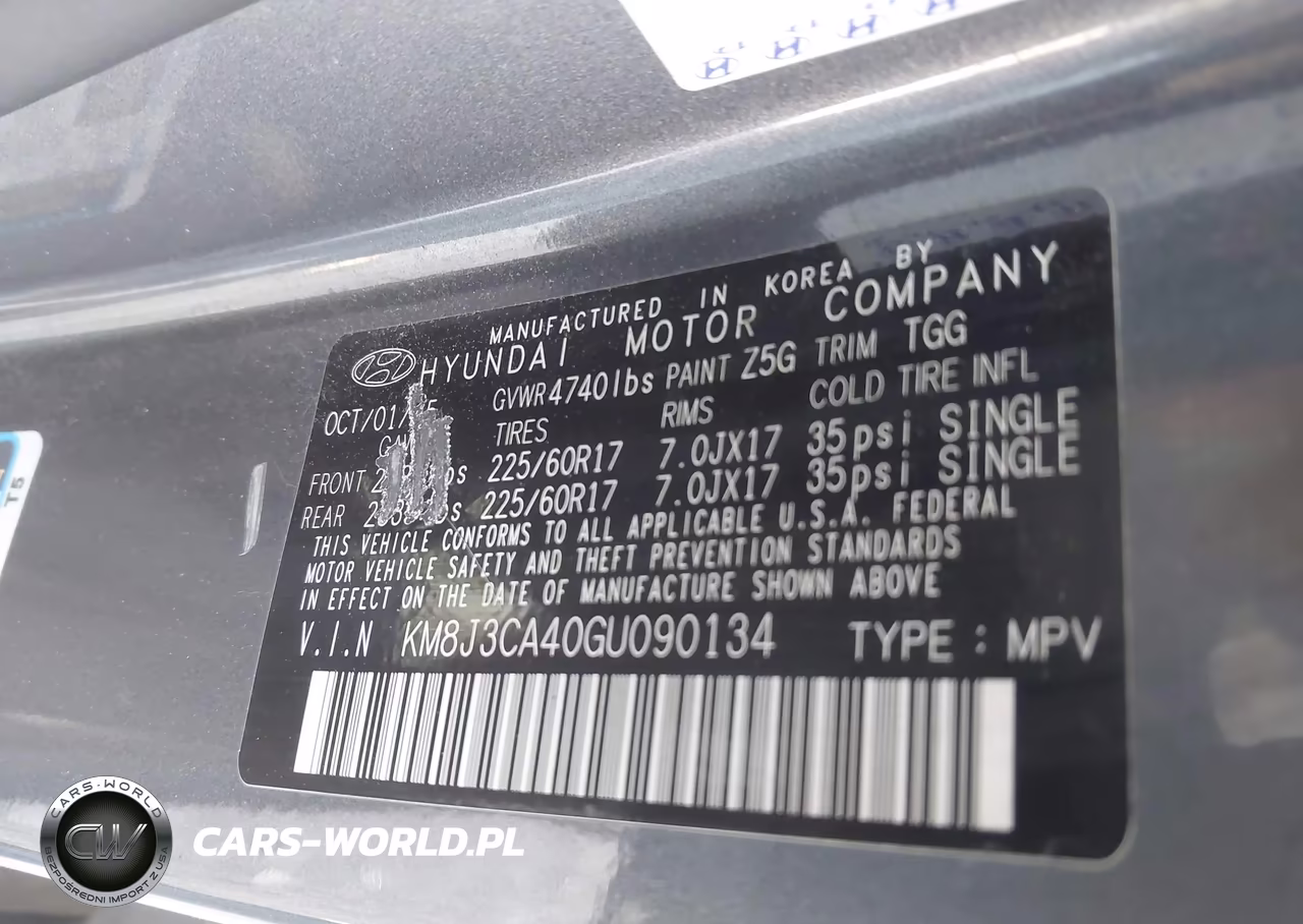 2016 Hyundai Tucson Se VIN:KM8J3CA40GU090134 - 9