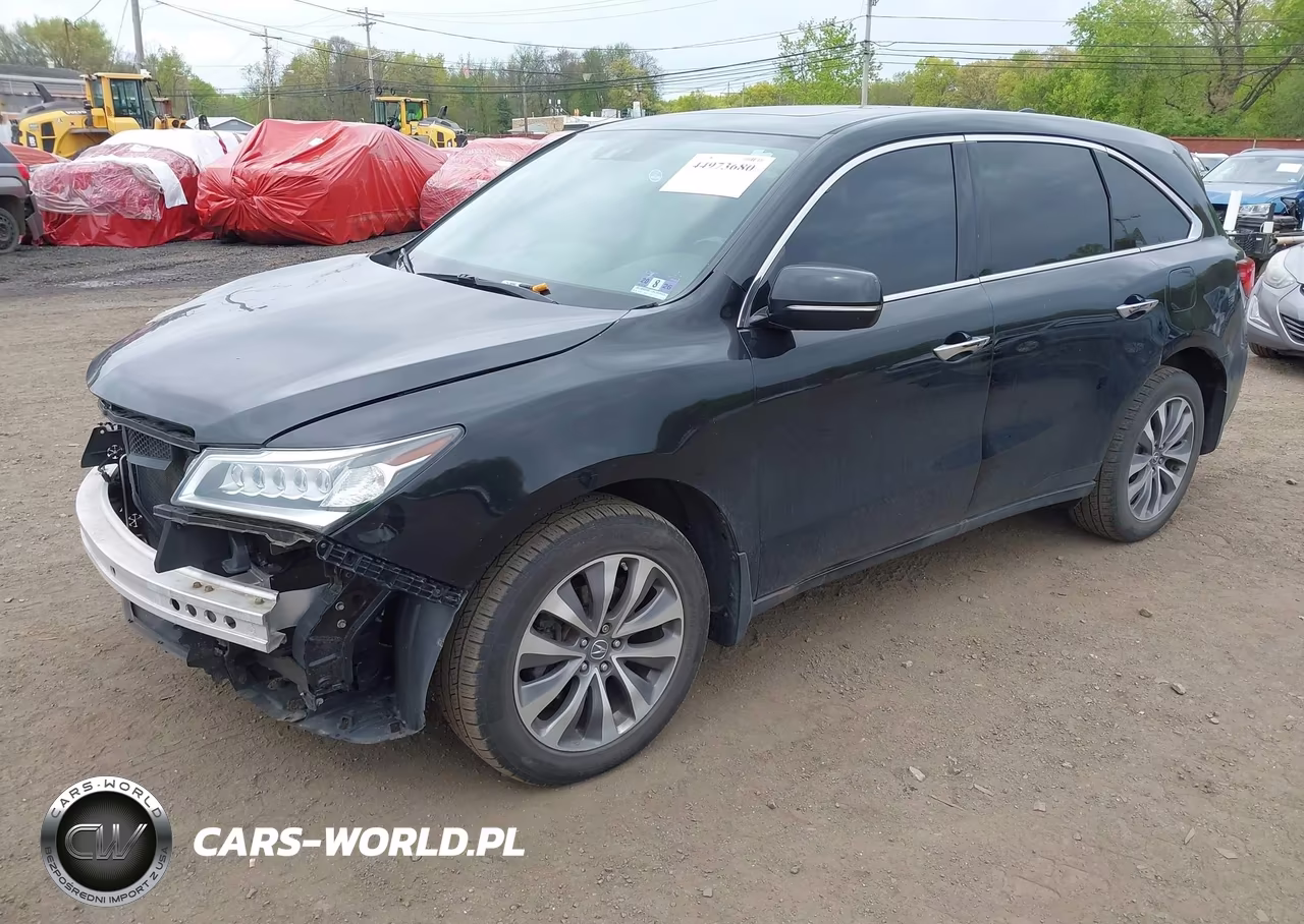 2014 Acura Mdx Technology Package VIN:5FRYD4H40EB003719 - 2