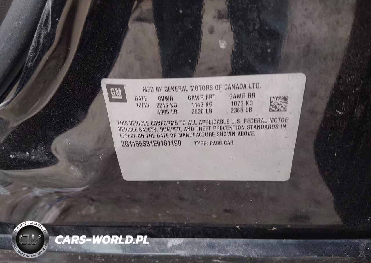 2014 Chevrolet Impala 2Lz VIN:2G1155S31E9181190 - 9