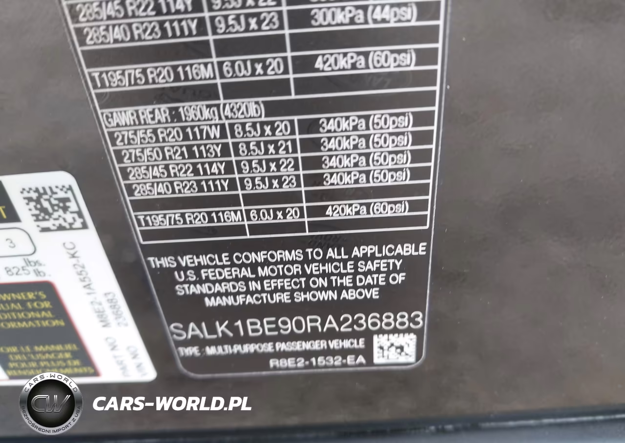 2024 Land Rover Range Rover P530 Autobiography-P530 Autobiography 7 Seat VIN:SALK1BE90RA236883 - 9