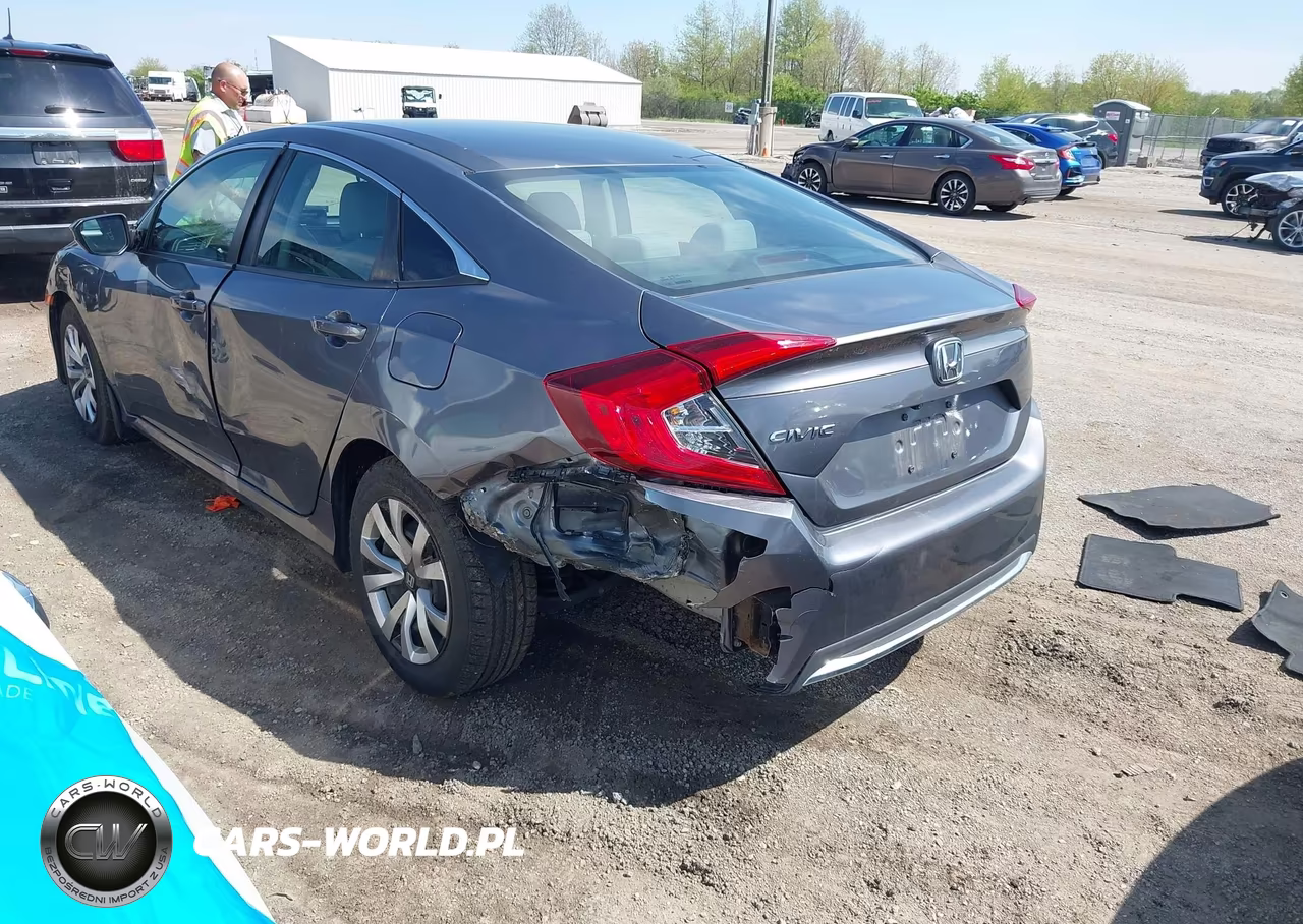2020 Honda Civic Lx VIN:2HGFC2F62LH521831 - 3