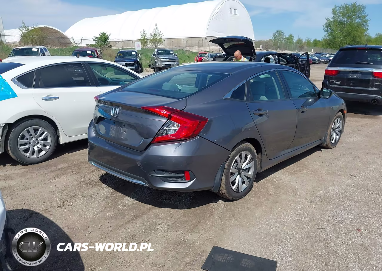 2020 Honda Civic Lx VIN:2HGFC2F62LH521831 - 4