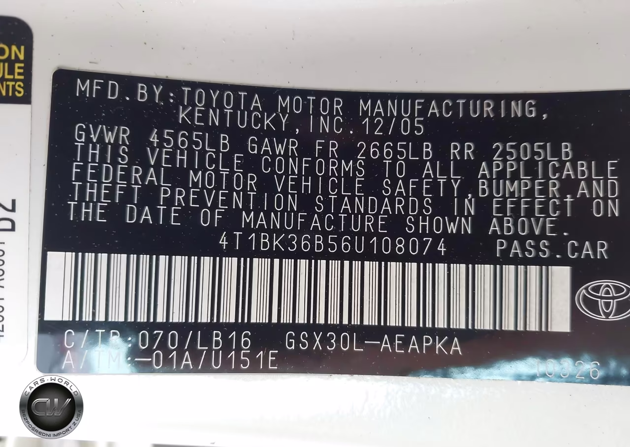 2006 Toyota Avalon Limited VIN:4T1BK36B56U108074 - 9
