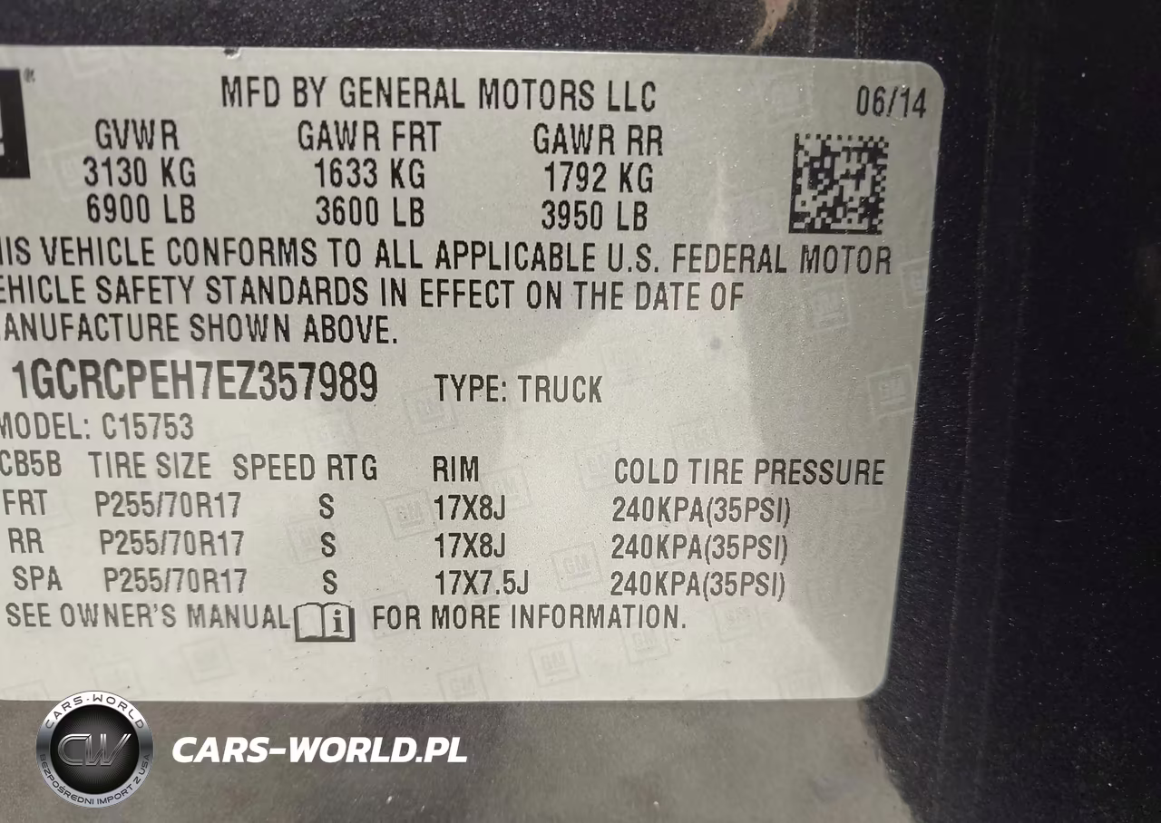 2014 Chevrolet Silverado 1500 Work Truck 1Wt VIN:1GCRCPEH7EZ357989 - 9