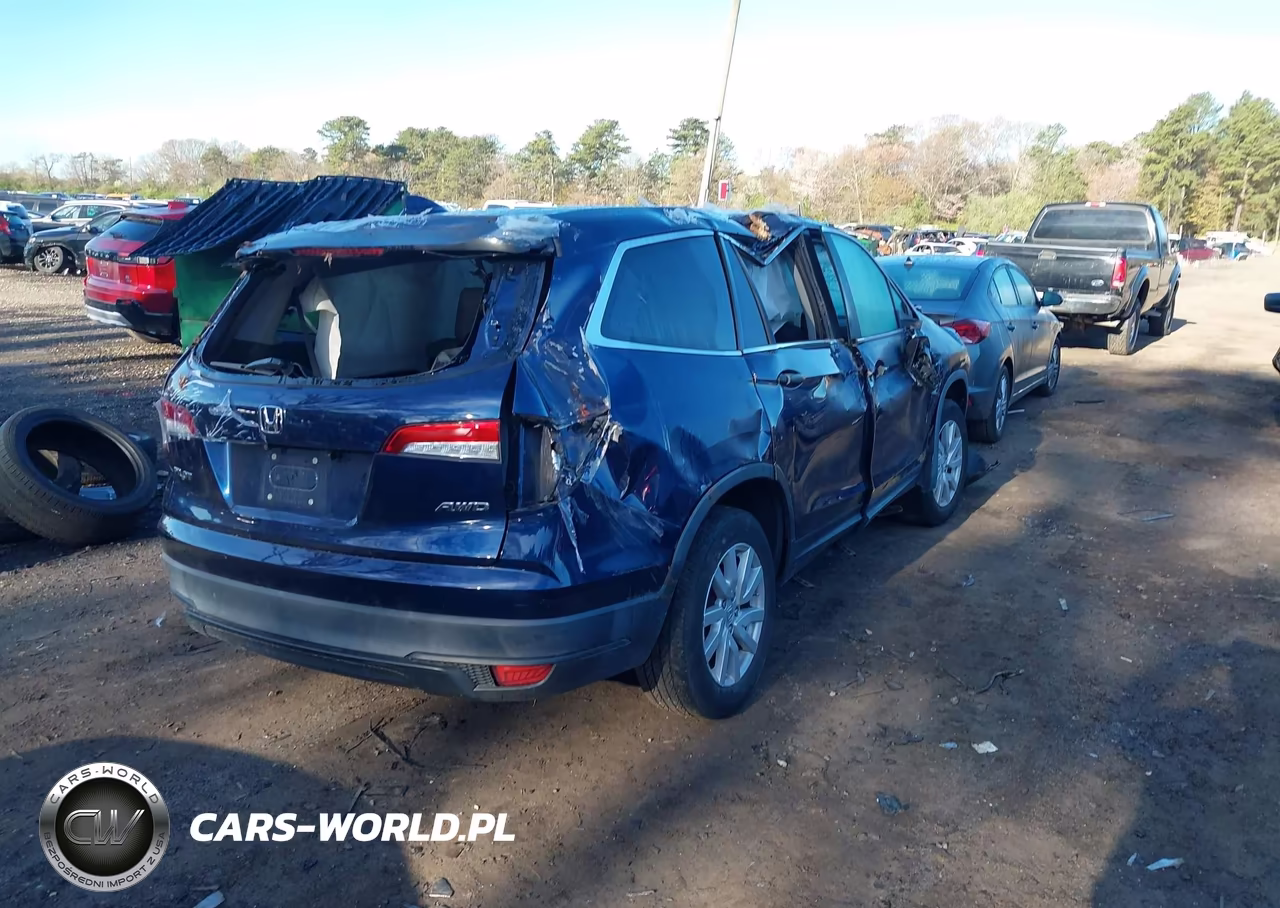 2019 Honda Pilot Lx VIN:5FNYF6H16KB077218 - 4