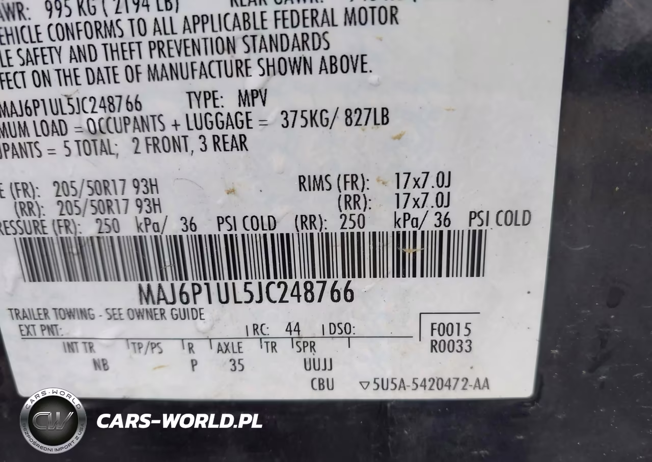 2018 Ford Ecosport Se VIN:MAJ6P1UL5JC248766 - 9