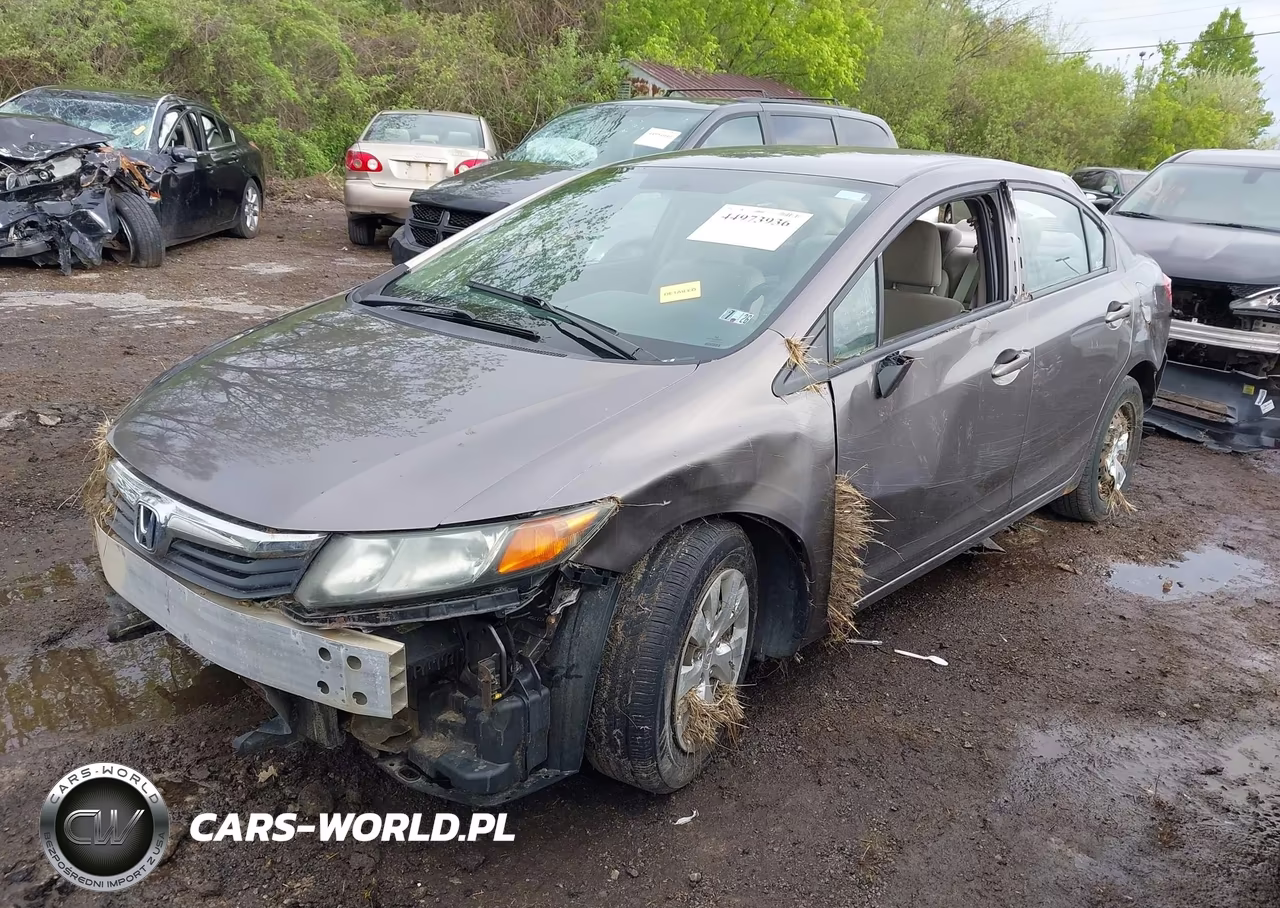 2012 Honda Civic Lx VIN:19XFB2F52CE070243 - 2