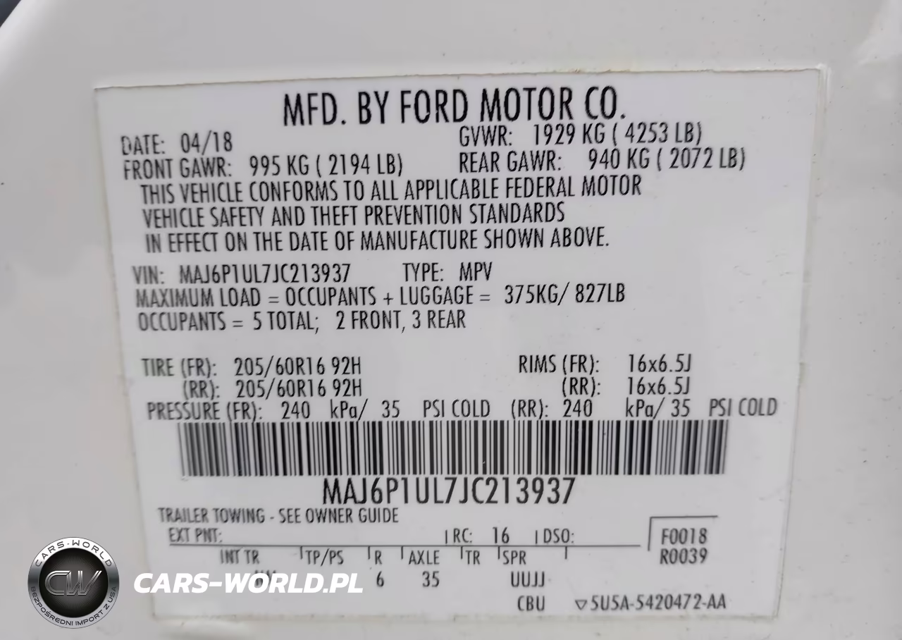 2018 Ford Ecosport Se VIN:MAJ6P1UL7JC213937 - 9