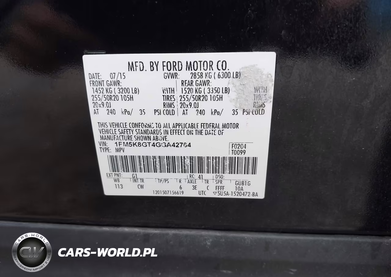 2016 Ford Explorer Sport VIN:1FM5K8GT4GGA42764 - 9