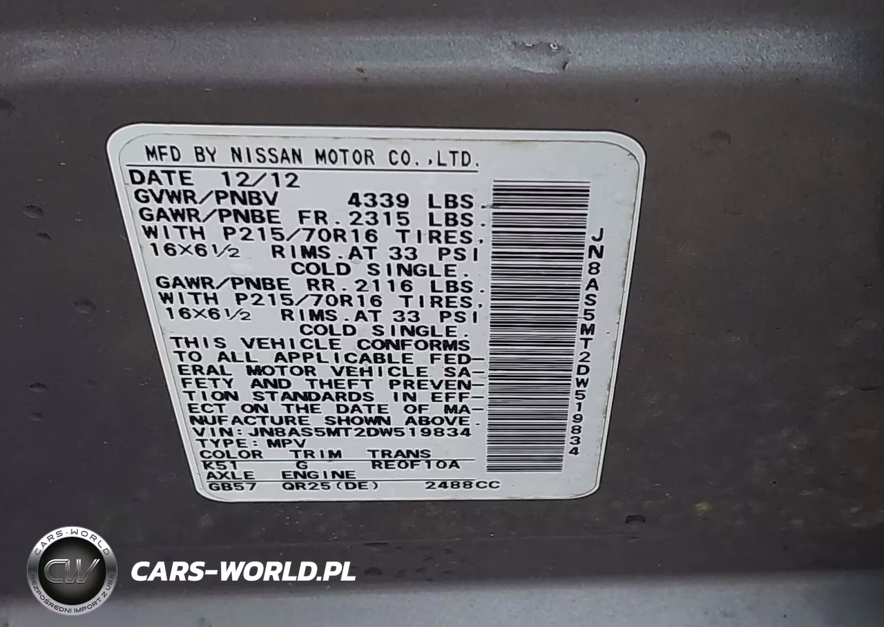 2013 Nissan Rogue S VIN:JN8AS5MT2DW519834 - 9