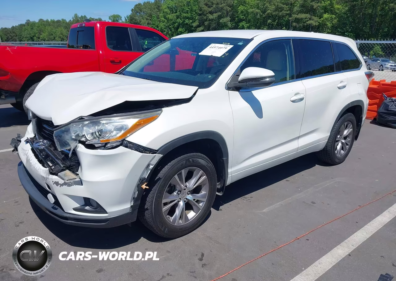 2014 Toyota Highlander Le Plus V6 VIN:5TDZKRFH6ES035004 - 2
