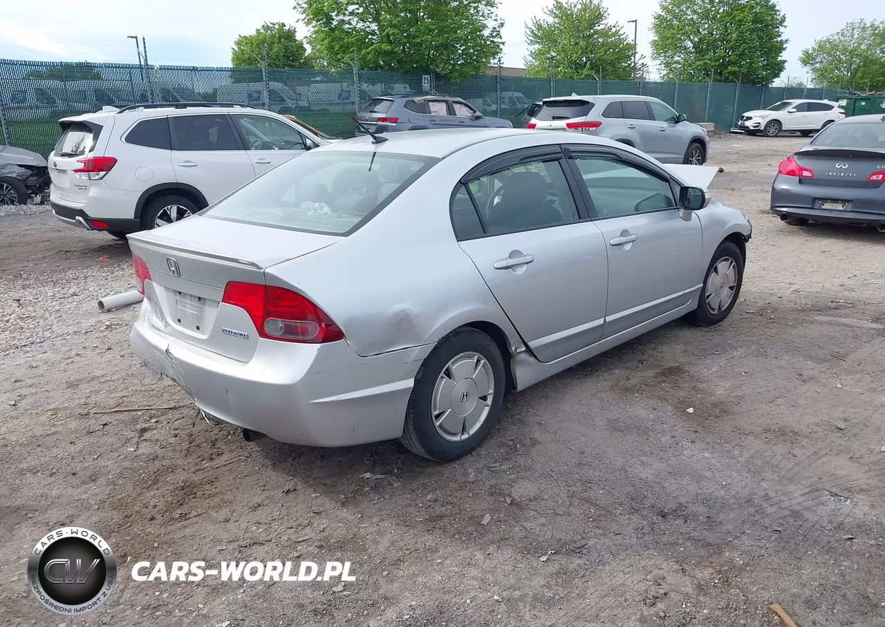 2008 Honda Civic Hybrid VIN:JHMFA362X8S027402 - 4
