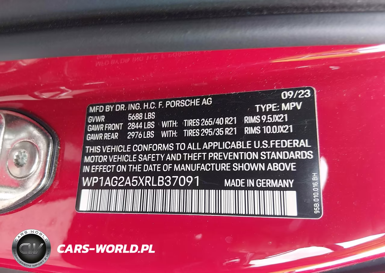 2024 Porsche Macan S VIN:WP1AG2A5XRLB37091 - 9