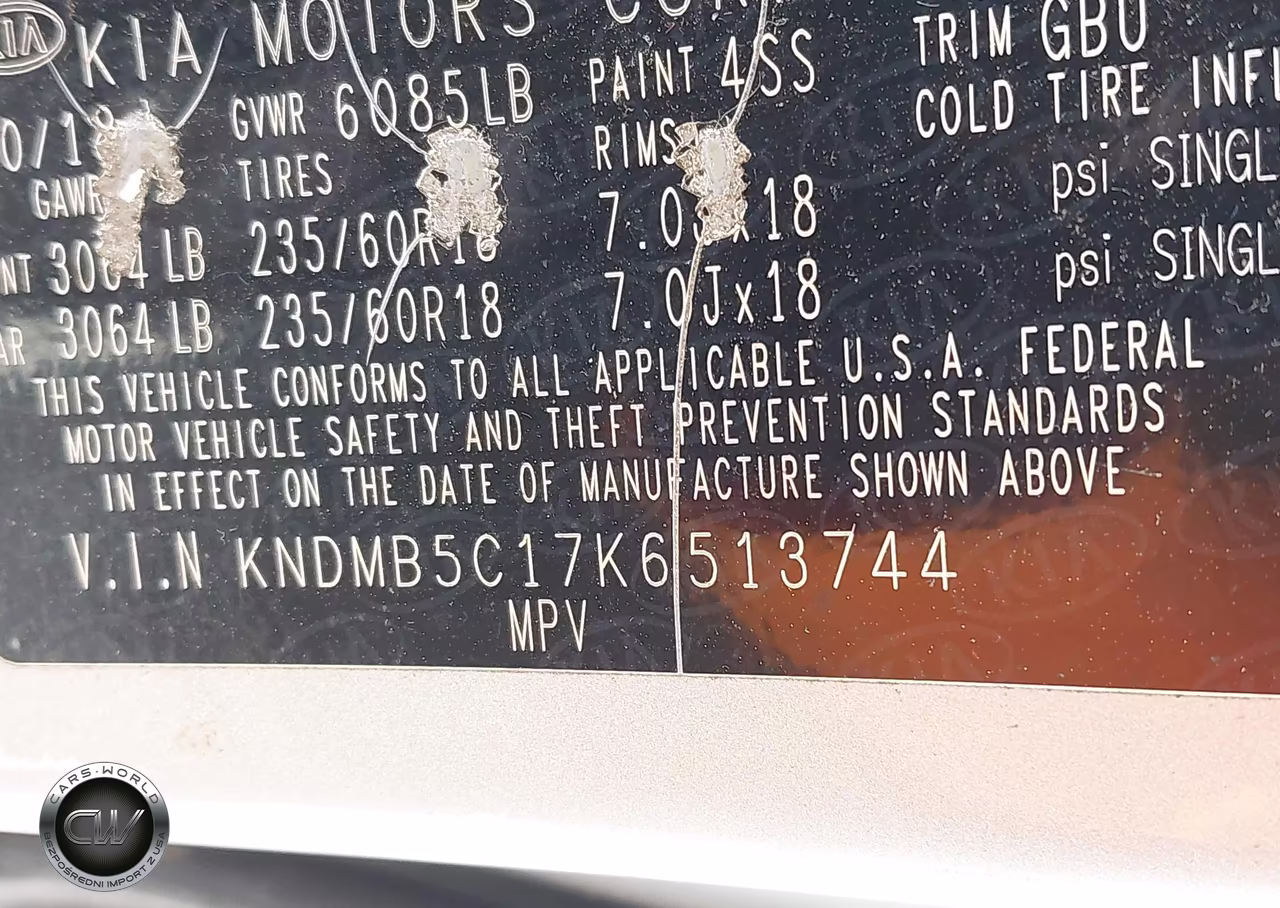 2019 Kia Sedona Ex VIN:KNDMB5C17K6513744 - 9