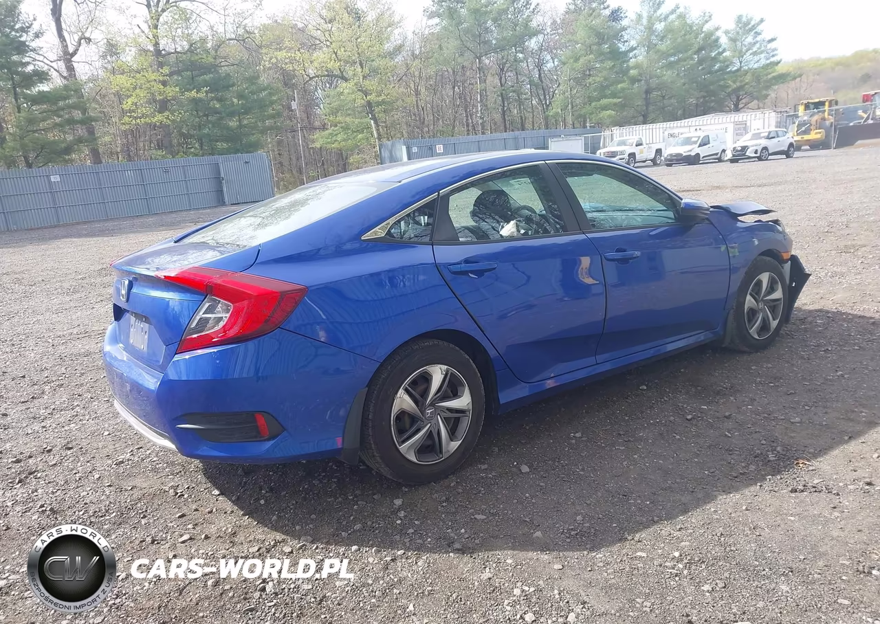 2019 Honda Civic Lx VIN:2HGFC2F62KH549434 - 4