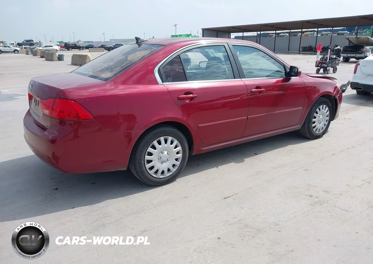 2009 Kia Optima Lx VIN:KNAGE228295322649 - 4