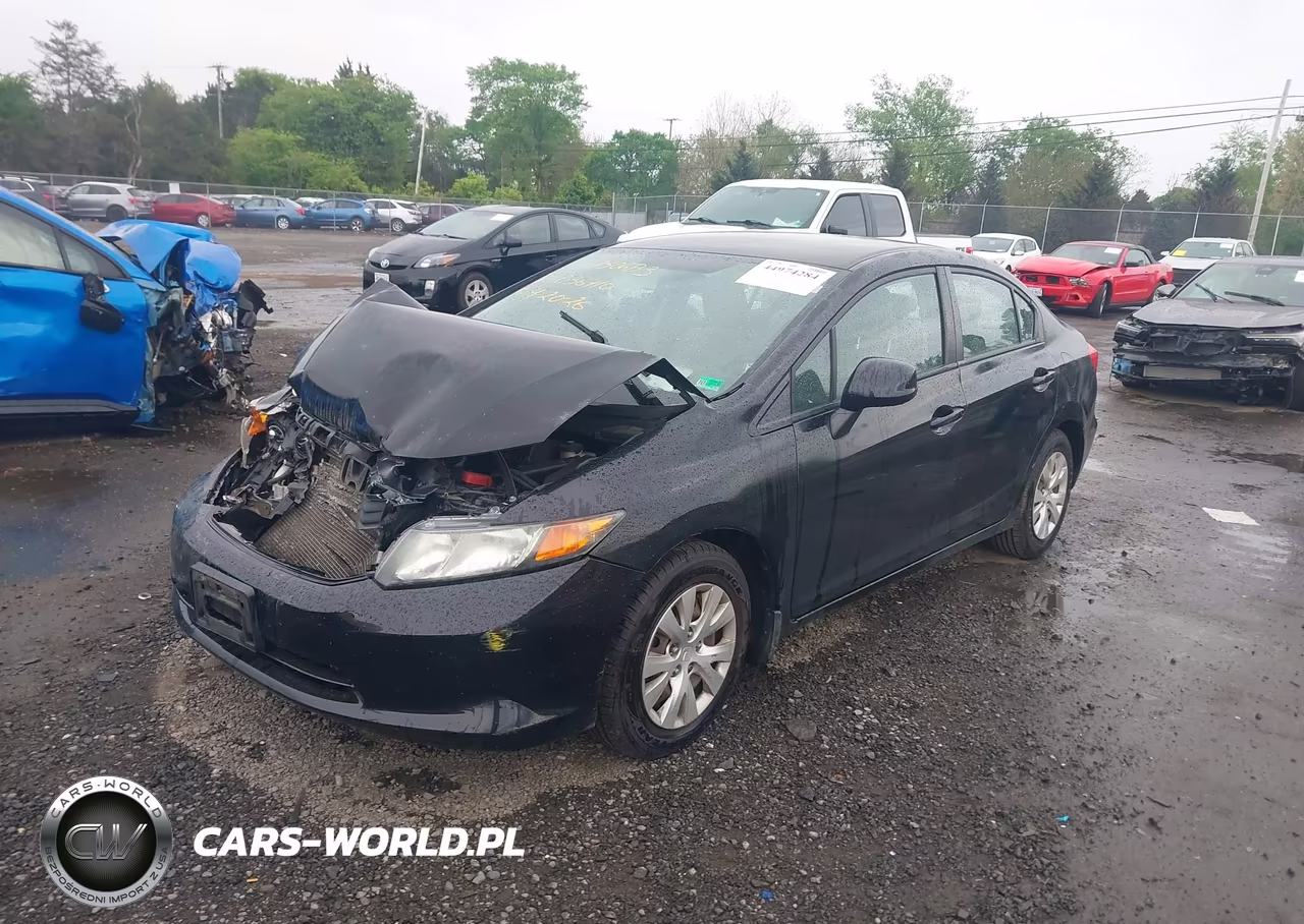 2012 Honda Civic Lx VIN:2HGFB2F46CH036710 - 2