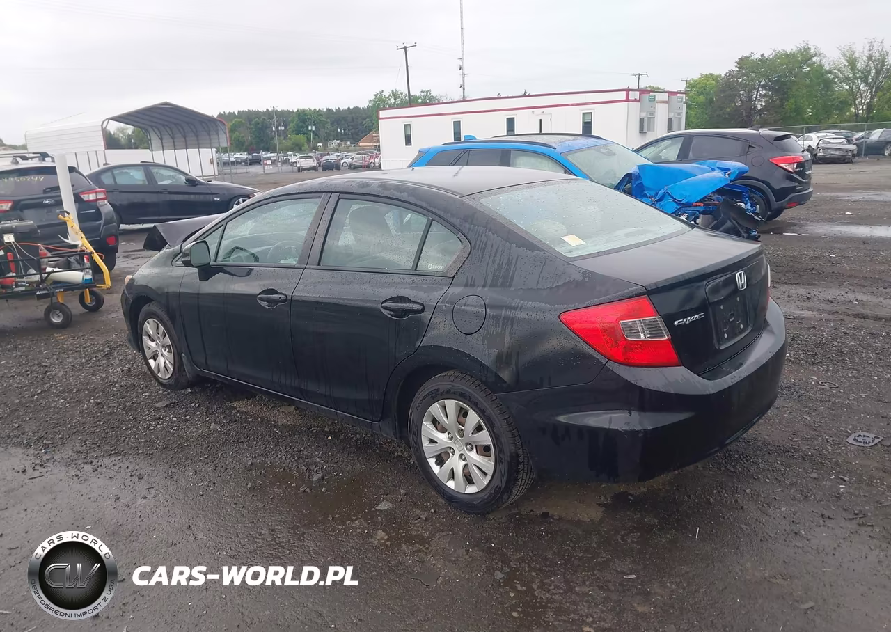 2012 Honda Civic Lx VIN:2HGFB2F46CH036710 - 3
