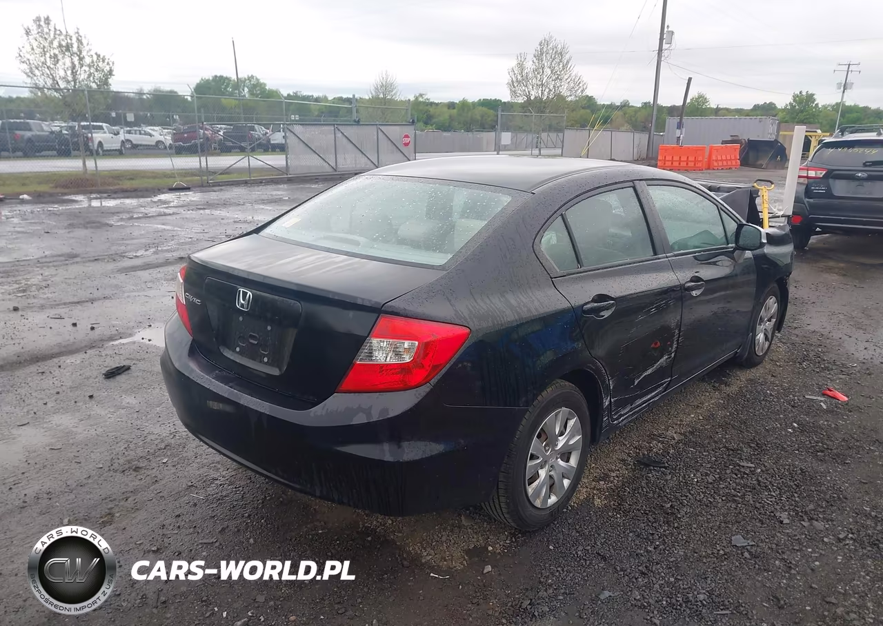 2012 Honda Civic Lx VIN:2HGFB2F46CH036710 - 4