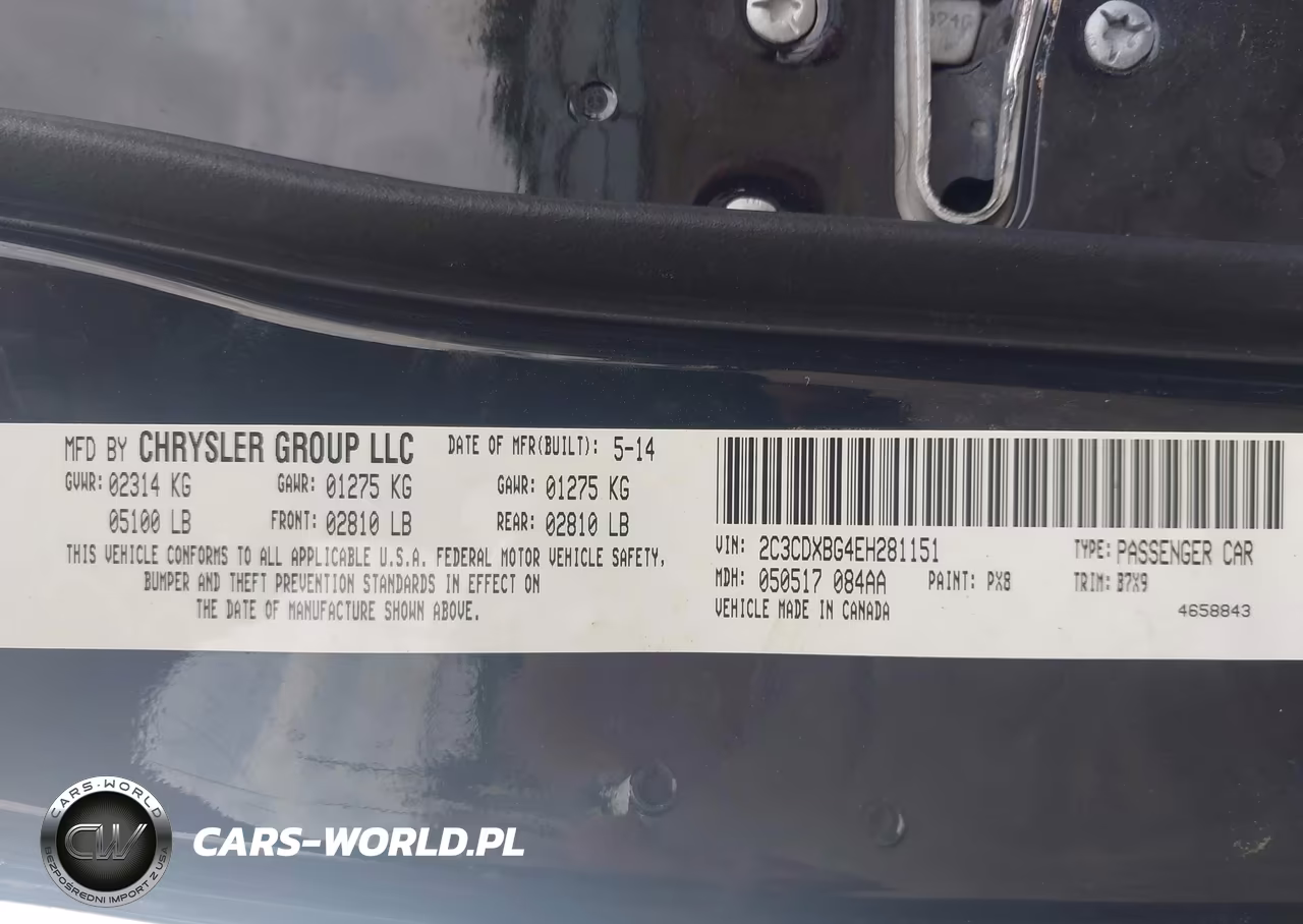 2012 Dodge Charger Sxt VIN:2C3CDXHG2CH164060 - 9