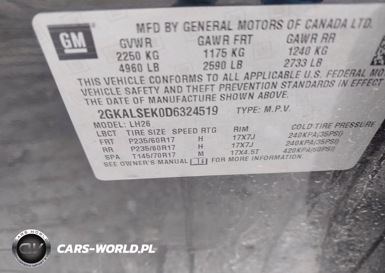 2013 GMC Terrain Sle-2 VIN:2GKALSEK0D6324519 - 9