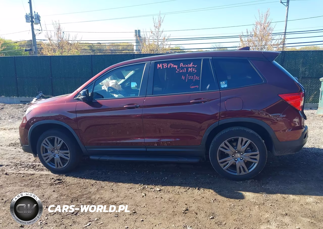 2021 Honda Passport Awd Ex-L VIN:5FNYF8H50MB038318 - 14