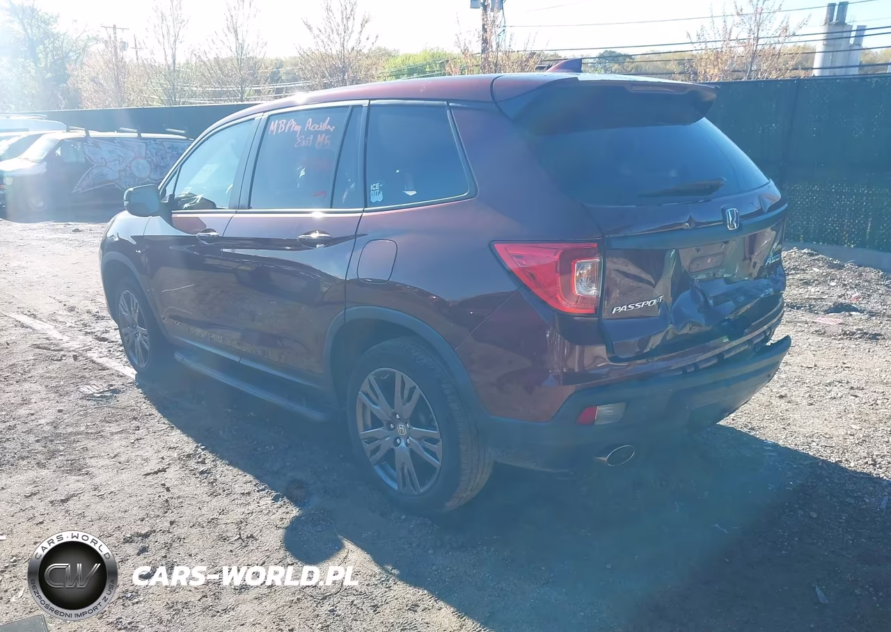 2021 Honda Passport Awd Ex-L VIN:5FNYF8H50MB038318 - 3