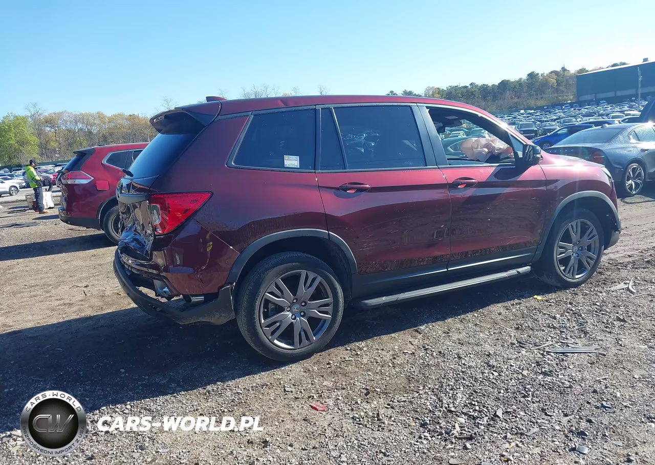 2021 Honda Passport Awd Ex-L VIN:5FNYF8H50MB038318 - 4