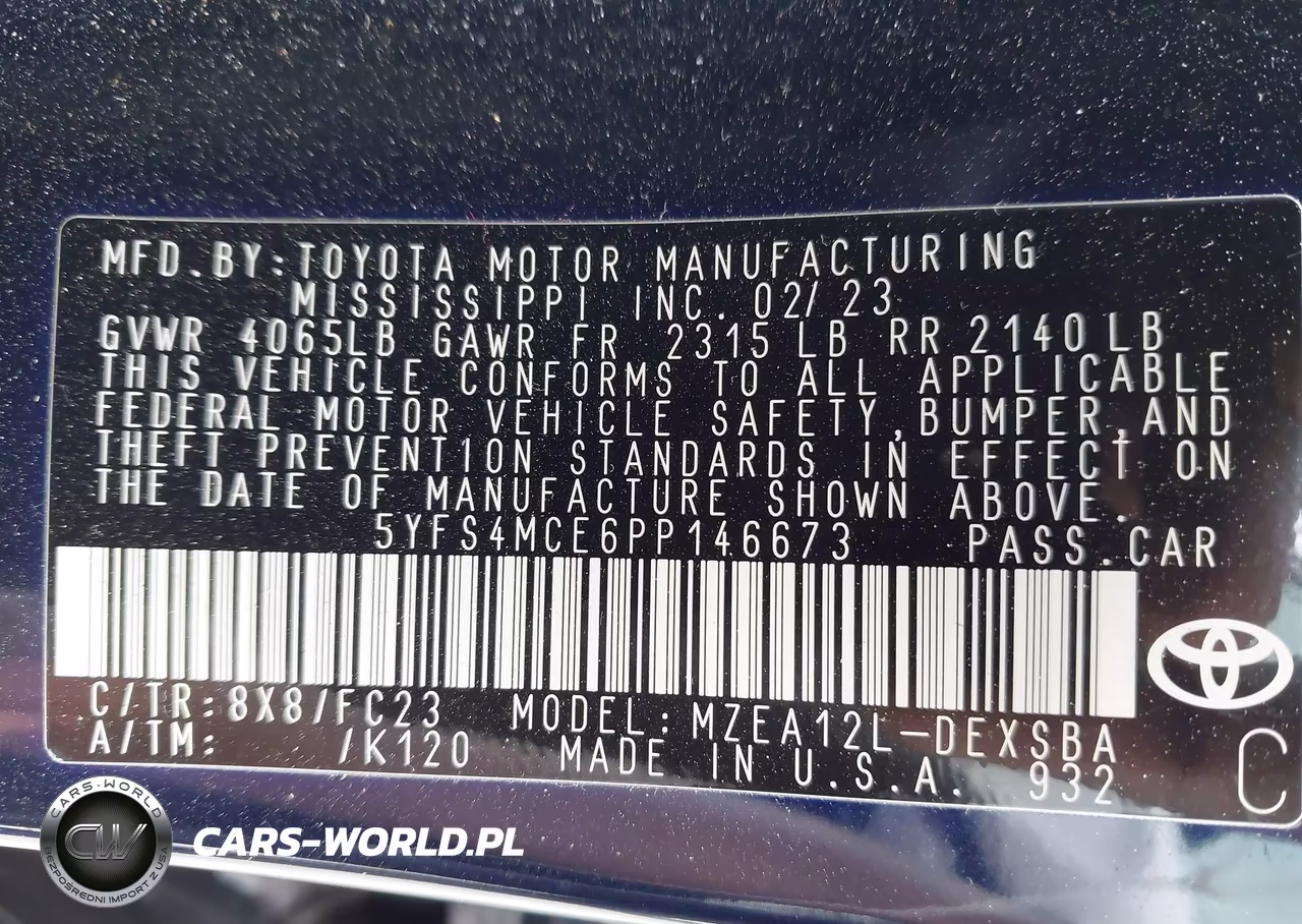2023 Toyota Corolla Se VIN:5YFS4MCE6PP146673 - 9