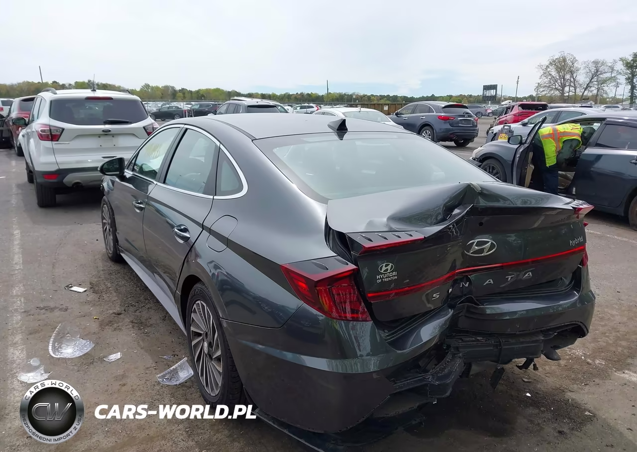 2023 Hyundai Sonata Hybrid Sel VIN:KMHL34JJXPA074058 - 3