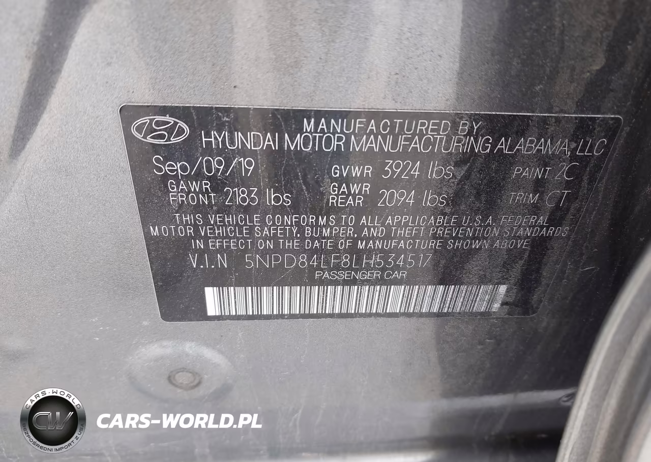 2020 Hyundai Elantra Sel VIN:5NPD84LF8LH534517 - 9