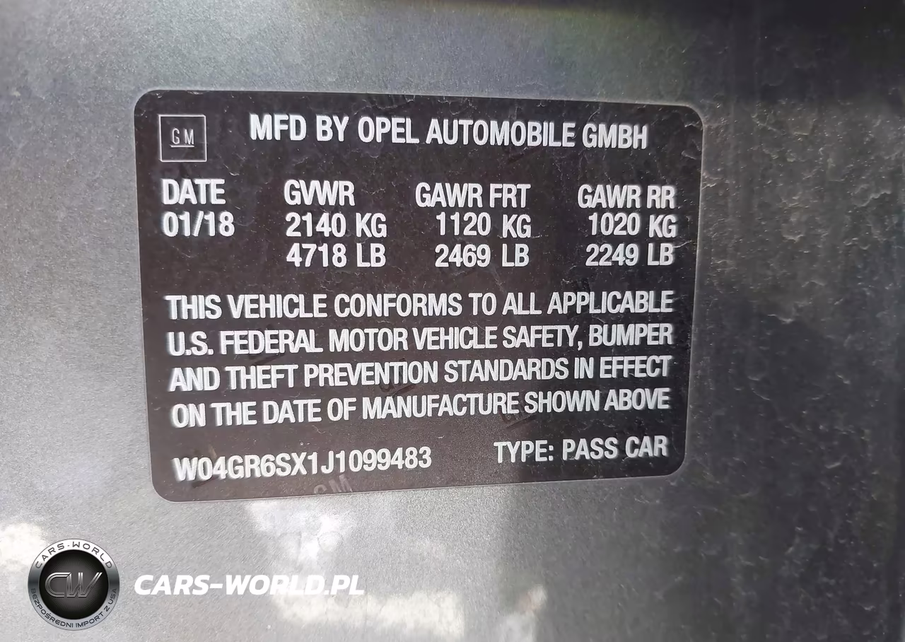 2018 Buick Regal Sportback Essence VIN:W04GR6SX1J1099483 - 9