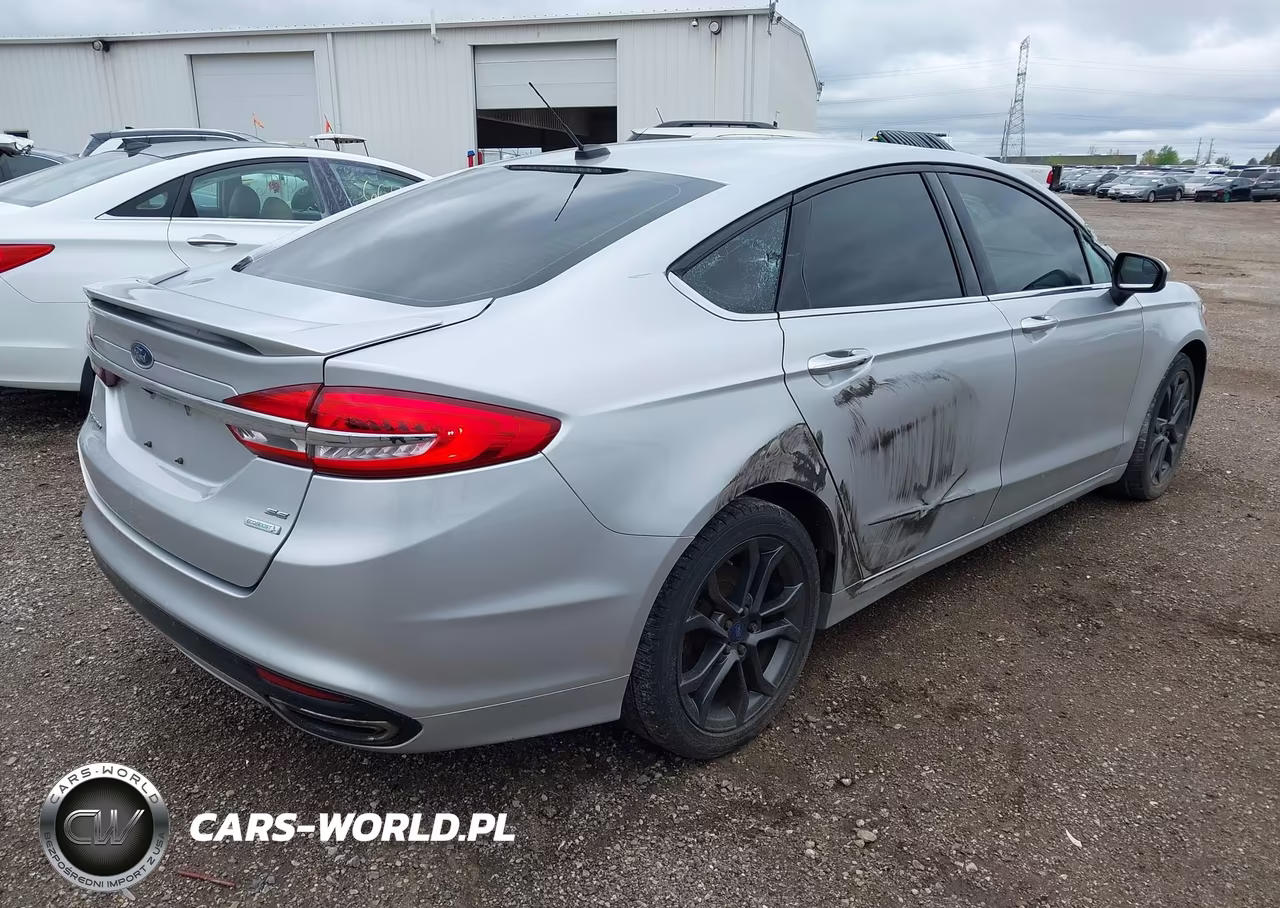2018 Ford Fusion Se VIN:3FA6P0H9XJR180054 - 4