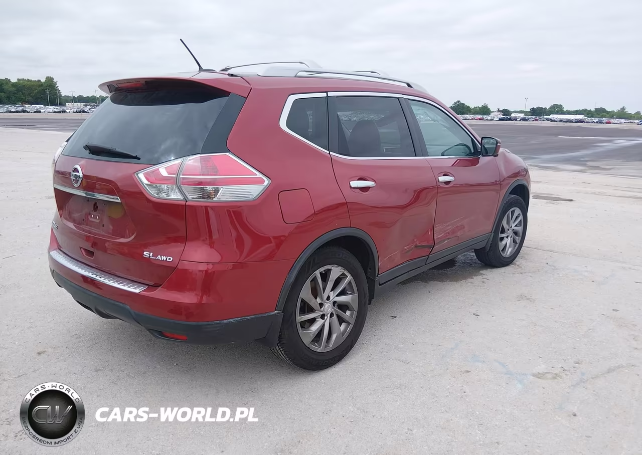 2015 Nissan Rogue S-Sl-Sv VIN:5N1AT2MV7FC886575 - 4