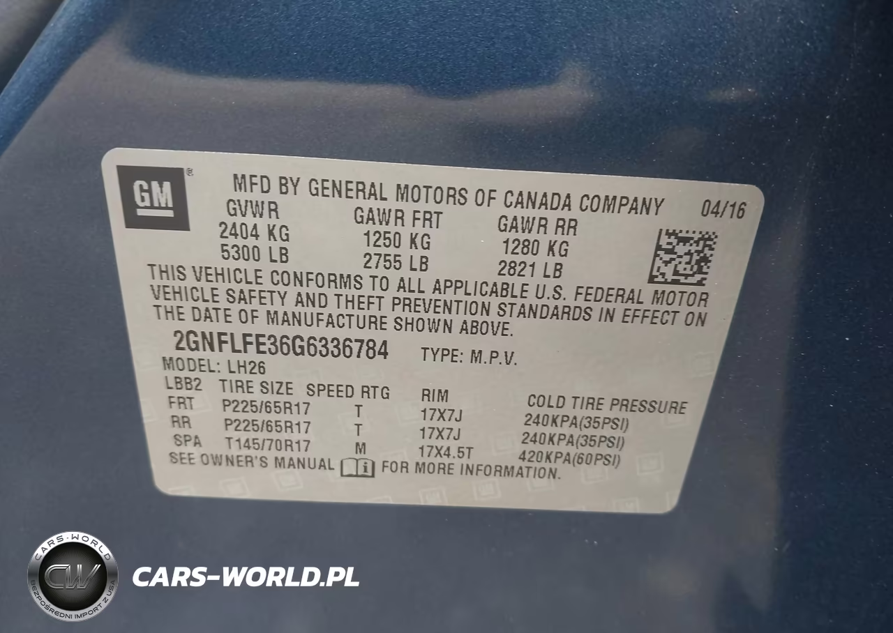 2016 Chevrolet Equinox Lt VIN:2GNFLFE36G6336784 - 9