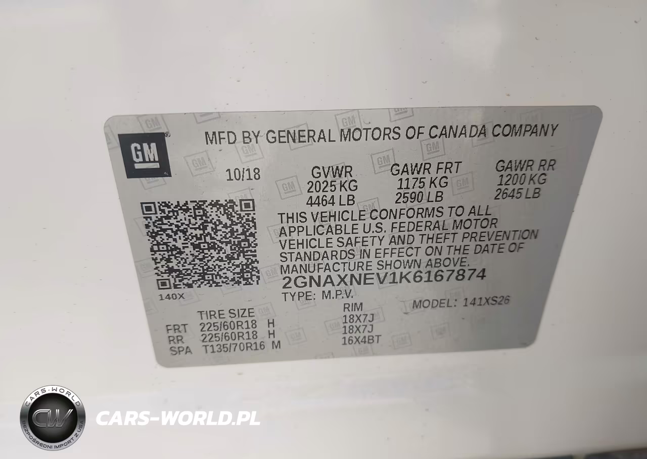 2019 Chevrolet Equinox Premier VIN:2GNAXNEV1K6167874 - 9