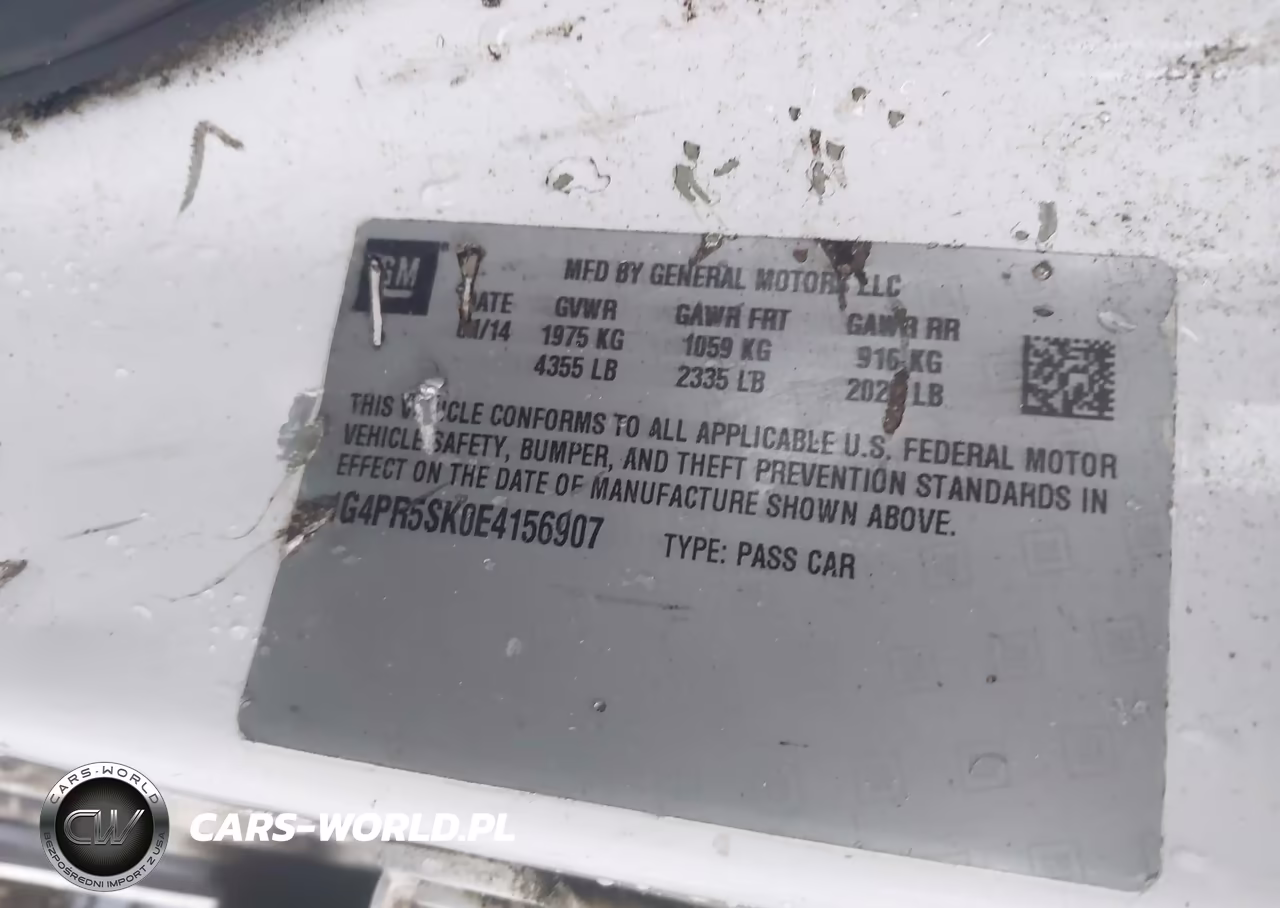 2014 Buick Verano Convenience Group VIN:1G4PR5SK0E4156907 - 9