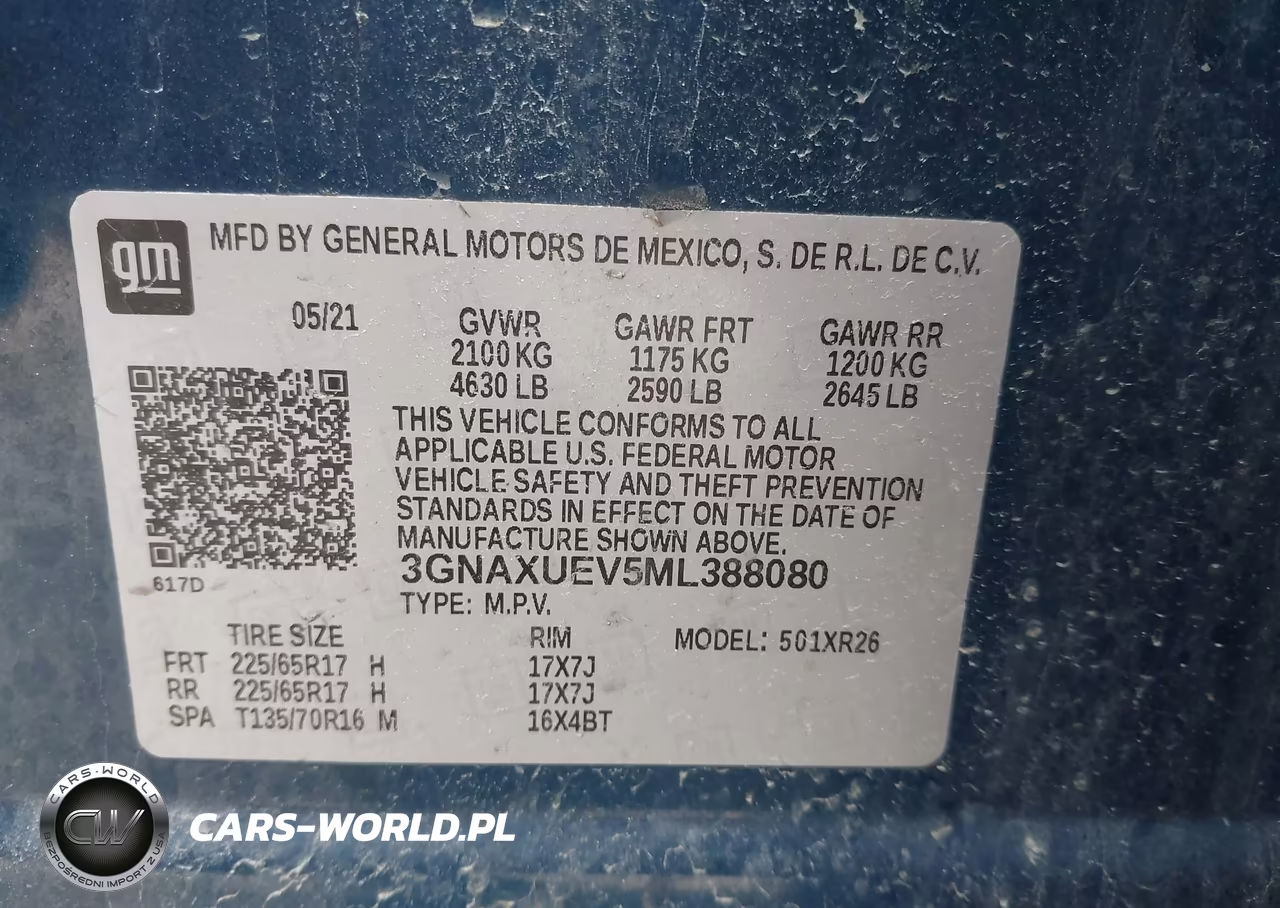 2021 Chevrolet Equinox Awd Lt VIN:3GNAXUEV5ML388080 - 9
