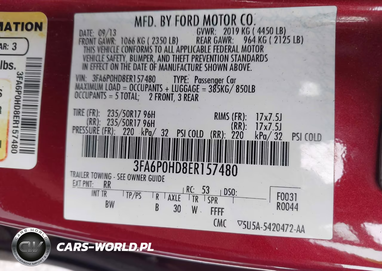 2014 Ford Fusion Se VIN:3FA6P0HD8ER157480 - 9