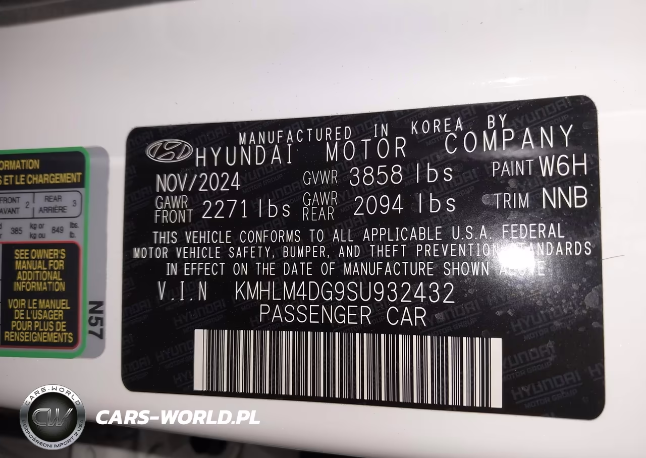 2025 Hyundai Elantra Sel Sport VIN:KMHLM4DG9SU932432 - 9