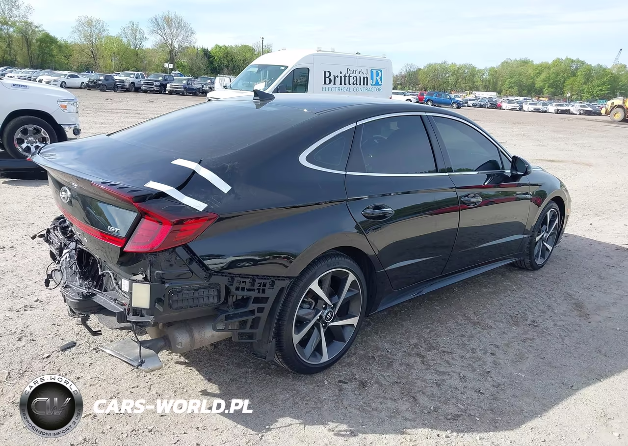 2021 Hyundai Sonata Sel Plus VIN:5NPEJ4J21MH082338 - 4