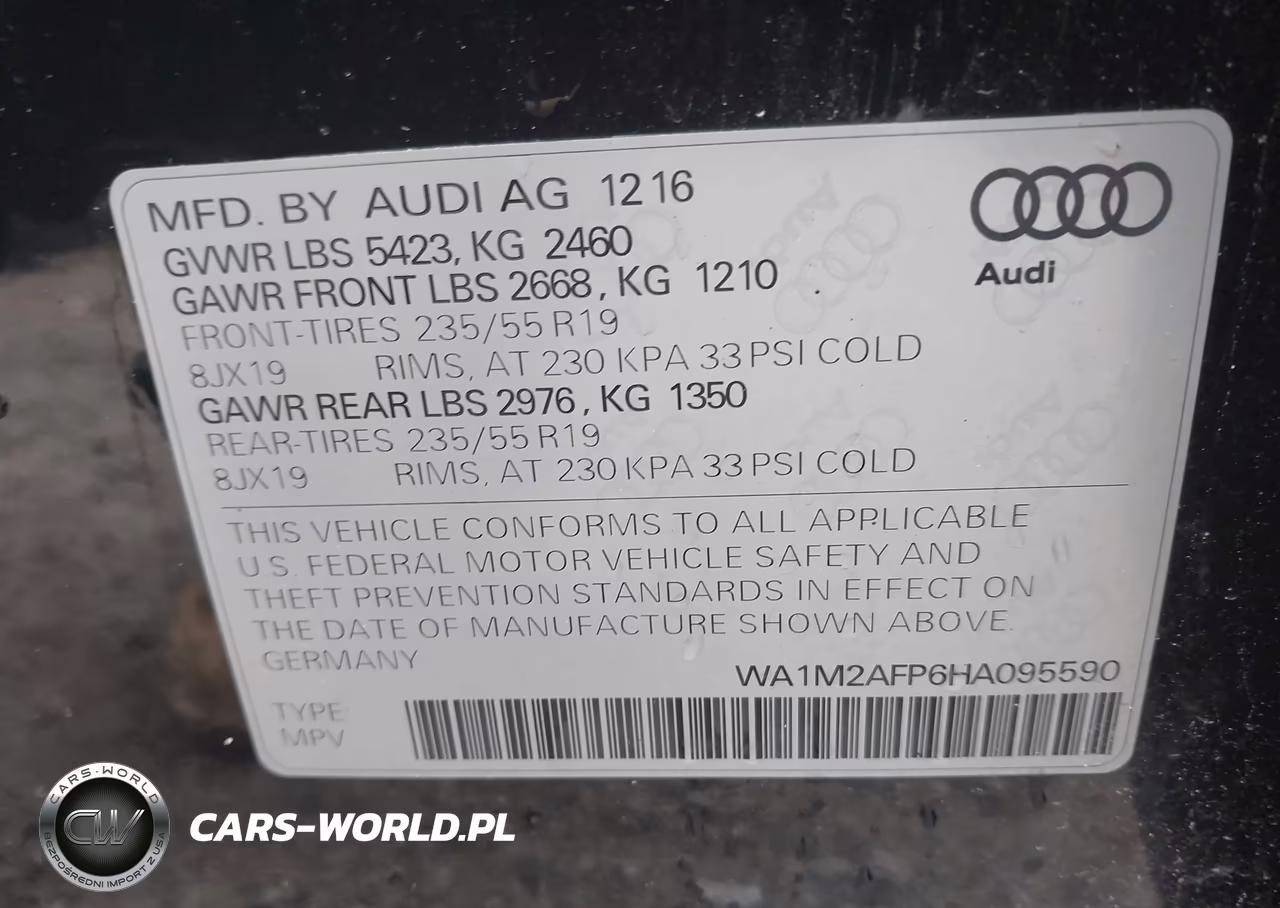 2017 Audi Q5 2.0T Premium VIN:WA1M2AFP6HA095590 - 9