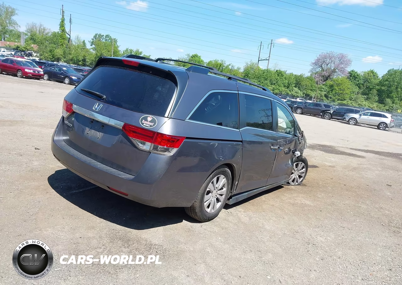 2015 Honda Odyssey Ex-L VIN:5FNRL5H66FB117452 - 4