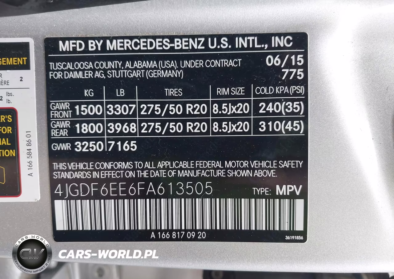 2015 Mercedes-Benz Gl 450 4Matic VIN:4JGDF6EE6FA613505 - 9