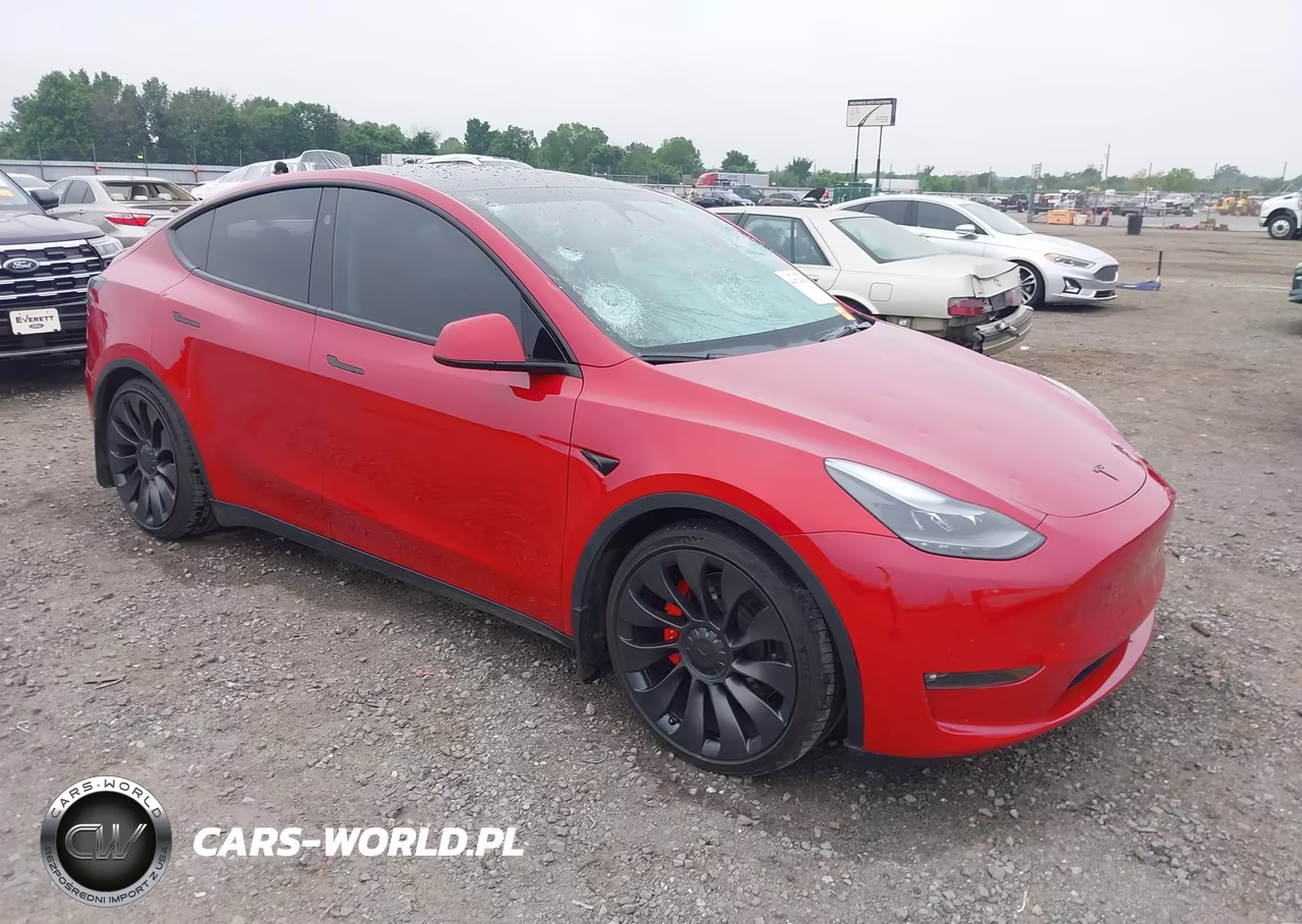 2023 Tesla Model Y Performance Dual Motor All-Wheel Drive VIN:7SAYGDEF4PF845371 - 1